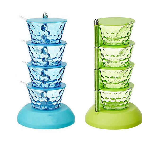 Multipurpose pickle rack with 360-degree rotation