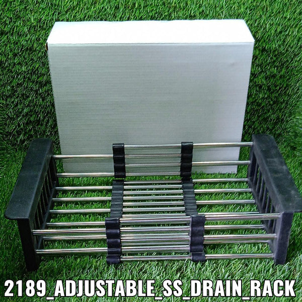 Stainless steel dish drainer for sinks