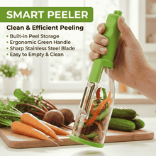 Smart Vegetable & Fruit Peeler with Container